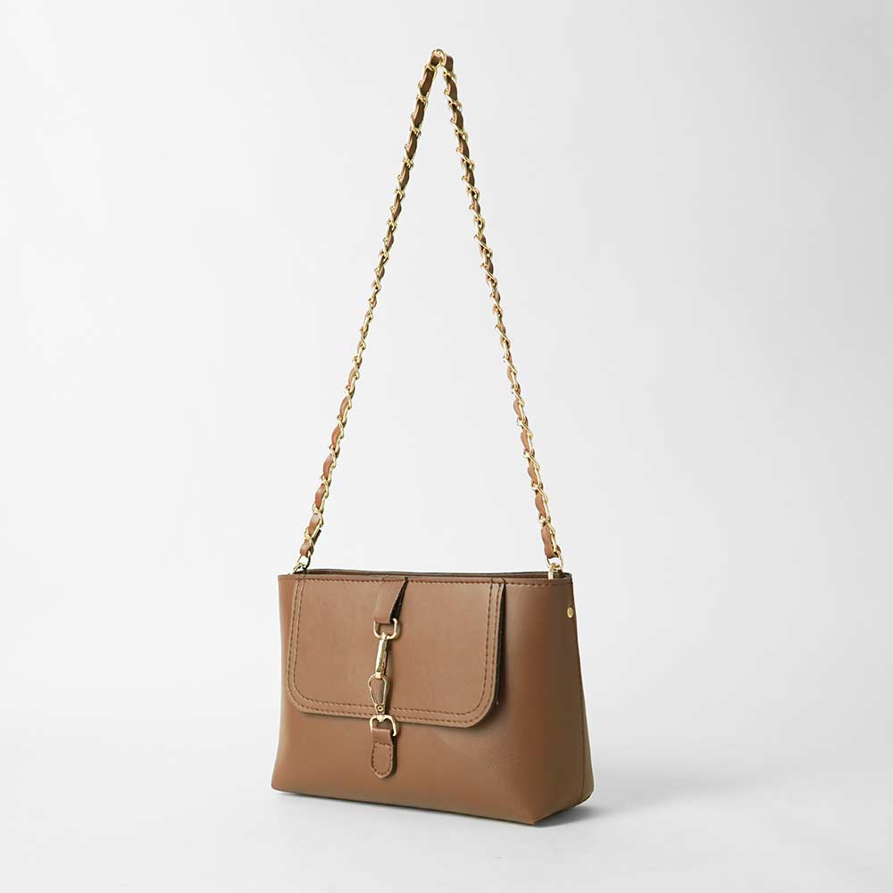 The Farerro Classic Brown Crossbody Bag - The Farerro