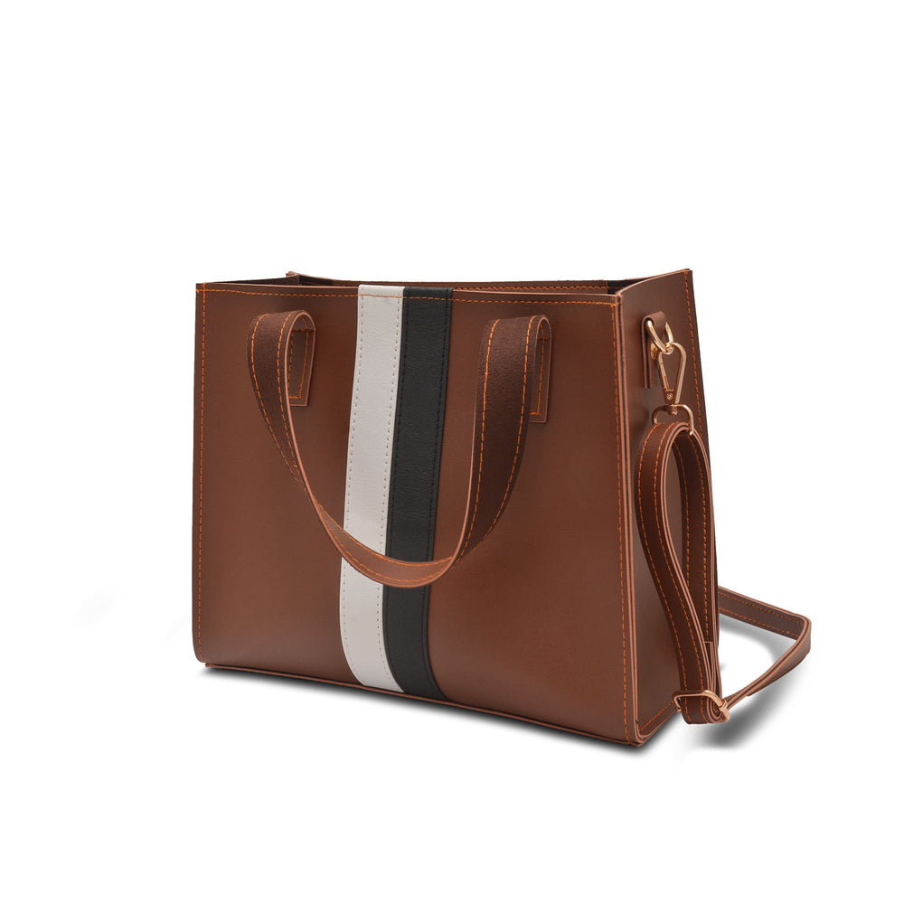 The Farerro Striped Shoulder Bag - The Farerro