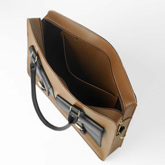 The Farerro Buckle Laptop Crossbody Bag - The Farerro